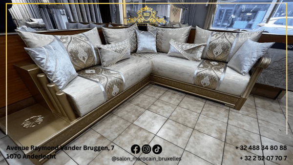 Salon marocain moderne n12 (D’orré Simple)