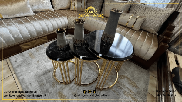 Table traditionnel marocaine noire