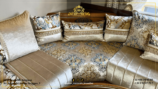 Salon traditionnelle marocain n5 - Image 4