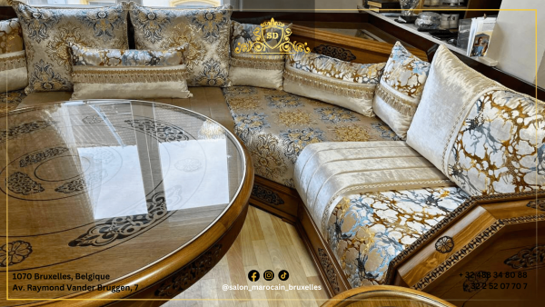 Salon traditionnelle marocain n5 - Image 5