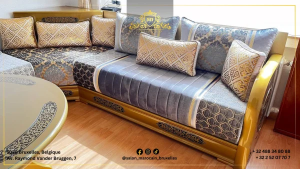 Salon marocain moderne n4 - Image 3