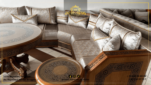 Salon traditionnel marocain n4 - Image 2