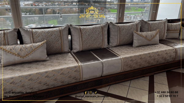 Salon traditionnel marocain n4 - Image 3
