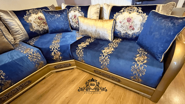 Salon marocain moderne n13 (Cobra Patina Gold) - Image 3
