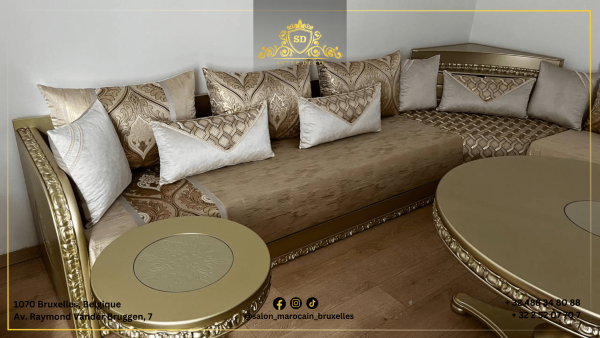 Salon marocain moderne n6 - Image 4