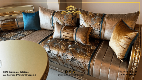Salon marocain moderne n5 - Image 2