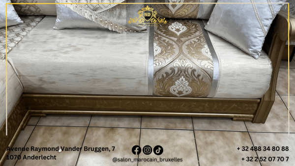 Salon marocain moderne n12 (D’orré Simple) - Image 3
