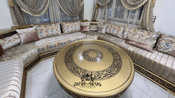 Salon traditionnelle marocain n9 (Royale D’orré)