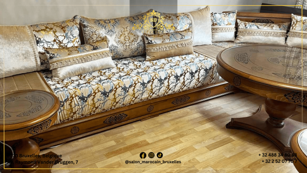 Salon traditionnelle marocain n5 - Image 2